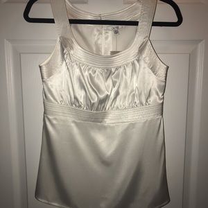 Ivory cachè silky blouse